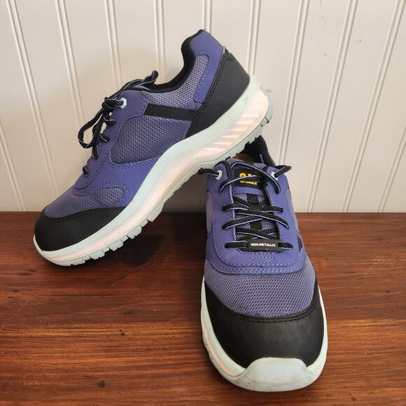 Caterpillar‎ Women's Size 10 Quake Blue Work & Safety Shoes Pre owned Good - Picture 10 of 12